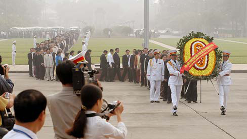 Más de 39 mil visitas al mausoleo Ho Chi Minh durante el Tet